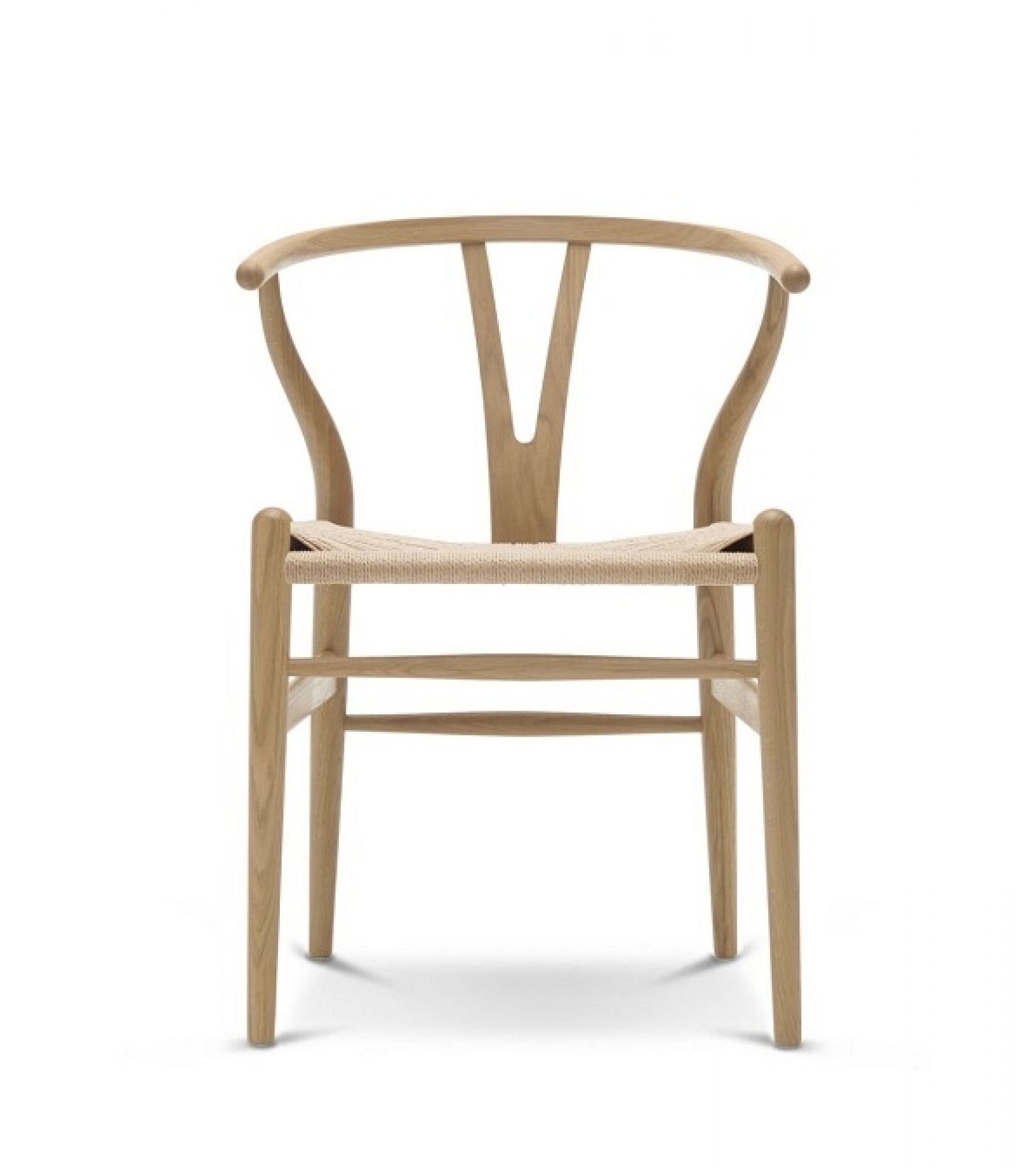 CH24 Wishbone Chair / Y-Chair Stuhl Eiche geseift Carl Hansen & Søn